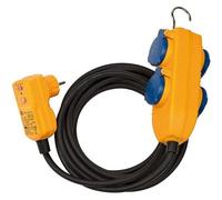 Brennenstuhl Cordon prolongateur FI IP54 avec Powerblock 5m H07RN-F3G1,5 - 1168720010