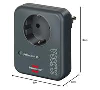 Brennenstuhl Parasurtenseur BS-1506996 13.500 A IP20 1 prise Anthracite