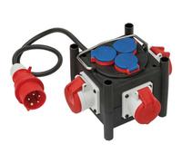Brennenstuhl Distributeur de courant compact BSV 3 LS E/16 2 IP44 1m H07RN-F 5G1,5 3xCEE400V + 3x230V - 1153680100