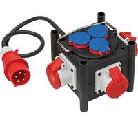 BRENNENSTUHL Distributeur de courant TPE compact 1 m IP44 noir