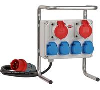 Brennenstuhl Distribution de l'alimentation BKV 2/4 G IP 44 | Pour une utilisation permanente en extérieur IP44, fabriqué en Allemagne
