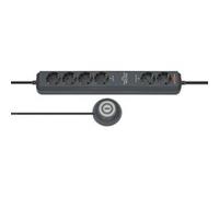 Brennenstuhl Eco-Line Comfort Switch multiprise 2 m 6 sortie(s) CA Anthracite