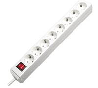 Brennenstuhl Multiprise Eco-Line avec interrupteur 8 sorties 3 m câble 1,5 mm² Blanc