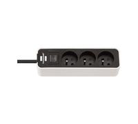 Brennenstuhl Ecolor multiprise 3 prises - Blanc