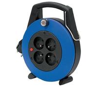 Brennenstuhl Enrouleur ménager Confort-Line CL-L 4 prises 5 m H05VV-F 3G1.0 Bleu