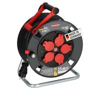 Brennenstuhl Enrouleur de câble Professionnel KU 2200 5 prises H07RN-F 3G2,5 IP44 25 m Noir