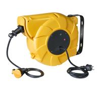 Brennenstuhl Enrouleur électrique Box Electric ABE 20 – 20m+1,5m H07RN-F, orientable, disjoncteur