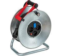 Brennenstuhl Enrouleur électrique Silver BRICO-250, USB A, 25m H05VV-F