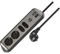 Brennenstuhl Estilo Prise coudée 4 Prises avec USB A et USB C PD 30 W (Prise de Table pour Cuisine et Bureau)