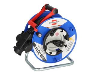 Brennenstuhl Garant G Enrouleur de câble, IP44, 38 + 2 m, avec triple raccord en caoutchouc (câble RN de 40 m, boîte de distribution avec dispositif de suspension, fabriqué en Allemagne)