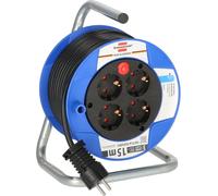 Brennenstuhl Garant Kompakt, IP20, enrouleur de câble industriel/pour chantier, bobine de 15 m, 1 pièce.
