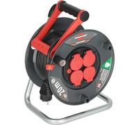 Brennenstuhl Garant V2 IP44 Enrouleur de câble 20 m extérieur (Made in Germany, 4 prises, protection contre la surchauffe, plastique spécial)