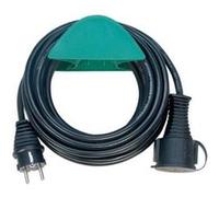 brennenstuhl H05RR-F 3G1,5 - Rallonge de câble d'alimentation - power CEE 7/7 (M) pour CEE 7/4/CEE 7/7 (F) - 25 m - noir Noir G