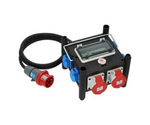 Brennenstuhl Kompakter distributeur de courant en caoutchouc BSV 3 FI/16 2 IP44 2m H07RN-F 5G2,5 - 2xCEE16A, 5x230V Quantité:1