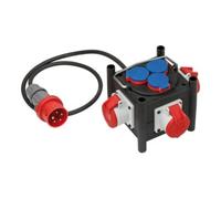 Brennenstuhl Kompakter répartiteur électrique BSV 3 LS E/16 2 IP44 1m H07RN-F 5G1,5 3xCEE400V + 3x230V Quantité:1