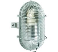 Brennenstuhl - Lampe ovale Color pour intérieur et extérieur - Protégée contre les projections d'eau - Pour montage mural et au plafond - IP44 - Grise