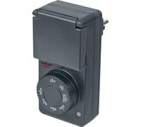 Brennenstuhl Minuterie avec programme avec capteur crépusculaire DDT IP44 anthracite - 1506120