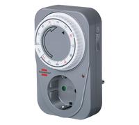 Brennenstuhl Minuterie mécanique pour prise MC 120 – Compte à rebours, sécurité enfant – Gris