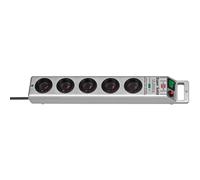 Brennenstuhl multiprise 5 prises silver 2.5m h05vv-f 3g1.5