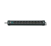 Brennenstuhl Multiprise avec 10 Prises Type F Premium-Line 3m Noir