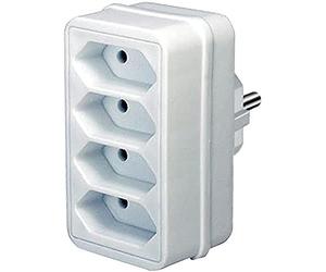Brennenstuhl Multiprise européenne x 4 Blanc (Import Allemagne)