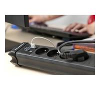 Brennenstuhl Multiprise Premium-Line avec parasurtenseur 60 000A et prises-chargeur USB 4 prises de courant 1.80m H05VV-F 3G1.5