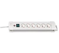 Brennenstuhl Multiprise Premium Plus 6 prises avec interrupteur 3 m - blanc
