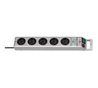 Brennenstuhl multiprise 5 prises silver 2.5m h05vv-f 3g1.5