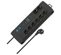 Brennenstuhl Premium-Line DUO ÜSS 8fach schwarz