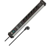 Brennenstuhl Premium-Protect-Line Multiprise 6 Prises avec USB et Protection Contre Les surtensions (câble de 3 m, 2