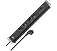 Brennenstuhl 1156057984 rallonge électrique 3 m 4 prise(s) de courant noir