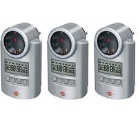 Brennenstuhl Primera-Line 1507500 Lot de 3 minuteries hebdomadaires numériques DT