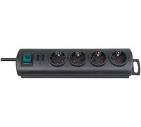 Brennenstuhl Primera Line Barre multiprise x 4 1,5 m Noir (Import Allemagne)