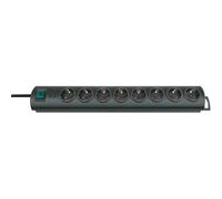 Brennenstuhl Primera-Line Noir 8 sorties CA 2 m
