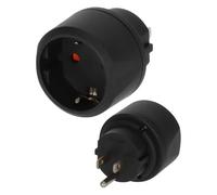 Brennenstuhl Adaptateur de voyage Prise Europe vers États‑Unis 250 V 15 A Noir