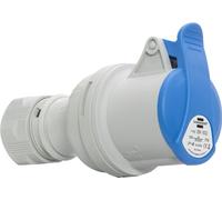 Brennenstuhl Prise électrique CEE à 3 pôles pour usage extérieur, prise CEE 230 V/16 A avec couvercle, connexion vissable, utilisation en extérieur, camping, camping-car, chantiers navals, IP44, 16 A