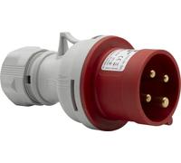 Brennenstuhl Prise électrique CEE à 4 pôles pour usage extérieur, prise industrielle mâle CEE 400 V/16 A, technologie connexion vissable, utilisation en chantier, camping, IP44, 16 A
