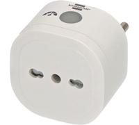 Brennenstuhl Prise intelligente avec surveillance de la consommation, prise WiFi intelligente compatible Alexa, Google Home et Matter - Smart Plug avec contrôle vocal et à distance