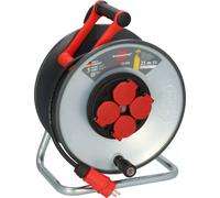 Brennenstuhl Professional SC 2100 SteelCore Enrouleur De Câble H07RN-F 3G1,5 - IP44 - 25m - Noir