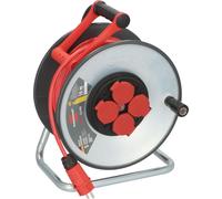 Brennenstuhl Professional SteelCore Dévidoir de câble SC 5110 IP44, 50m H07BQ-F 3G1,5