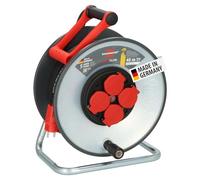 Brennenstuhl Professional SteelCore Enrouleur de câble SC 4100 IP44 (40 m, corps de tambour en tôle d'acier, utilisation de chantier et utilisation extérieure permanente, fabriqué en Allemagne)