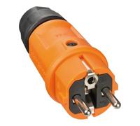 Brennenstuhl professionalLINE 9837560 Fiche électrique mâle avec Terre Plastique 230 V Noir, Orange IP44