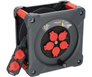 Brennenstuhl professionalLINE Dévidoir de câble de chantier avec Powerblock KC 3200 5 IP44, 33+5m H07RN-F 3G2,5 - 9212380110