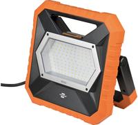 Brennenstuhl professionalLINE LED Projecteur de chantier X 8050 M avec prise de courant protégée contre les projections d'eau / Projecteur de travail 80W avec 5m de câble RN