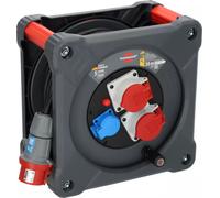 Brennenstuhl Professionnel KD 3200 C7 Cube De Chantier H07RN-F5G2,5 1x230V + 2x400V/16A - 30m - Noir