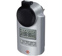 Brennenstuhl Prise intelligente 1507491 – 3500 W pour Maison et Bureau – Gris
