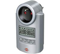 Brennenstuhl Programmateur hebdomadaire Primera-Line DT digital 20 programmes simulateur de présence