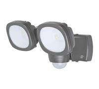 Brennenstuhl Projecteur LED LUFOS – sans fil, avec batterie, détecteur de mouvement, 2x240 lm, IP44