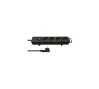 Brennenstuhl Prolongateur multiprise Comfort-Line Plus avec des onglets 4 prises noir 2 m H05VV-F 3G1,5