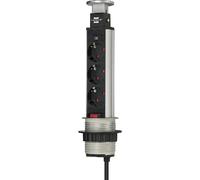 Brennenstuhl Multiprise Tower Power 1396200003 – 3 prises – 2 m – Noir